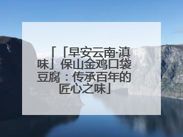 「早安云南·滇味」保山金鸡口袋豆腐：传承百年的匠心之味