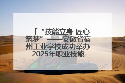 “技能立身 匠心筑梦”——安徽省宿州工业学校成功举办2025年职业技能活动周各项活动