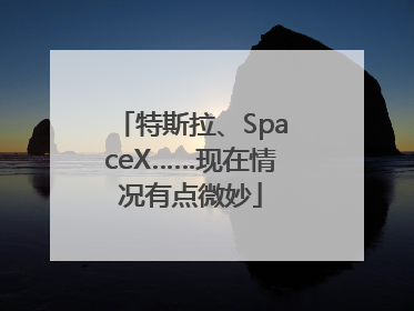 特斯拉、SpaceX……现在情况有点微妙