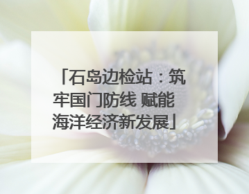 石岛边检站：筑牢国门防线 赋能海洋经济新发展