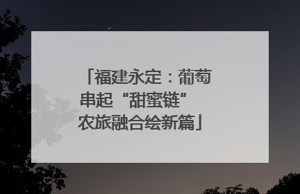 福建永定：葡萄串起“甜蜜链” 农旅融合绘新篇