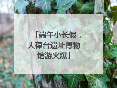 端午小长假，大葆台遗址博物馆游火爆