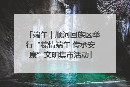 端午｜顺河回族区举行“粽情端午 传承安康”文明集市活动