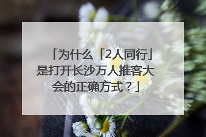 为什么「2人同行」是打开长沙万人推客大会的正确方式？