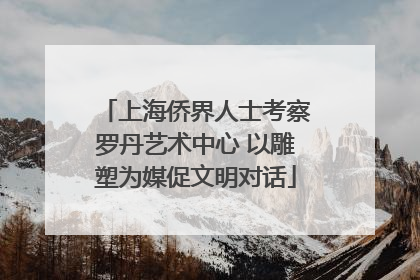 上海侨界人士考察罗丹艺术中心 以雕塑为媒促文明对话