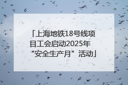 上海地铁18号线项目工会启动2025年“安全生产月”活动