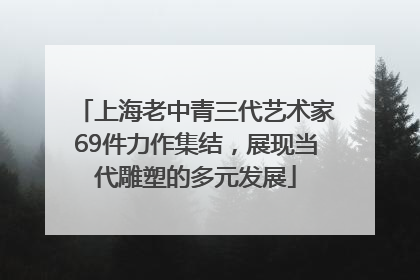 上海老中青三代艺术家69件力作集结，展现当代雕塑的多元发展
