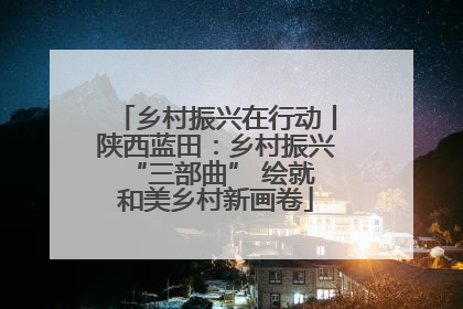 乡村振兴在行动丨陕西蓝田：乡村振兴 “三部曲” 绘就和美乡村新画卷