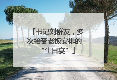 书记刘群友，多次接受老板安排的“生日宴”