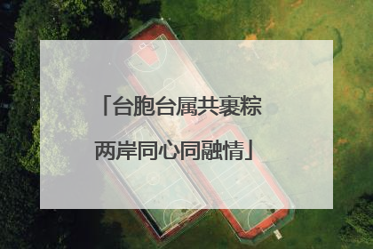 台胞台属共裹粽 两岸同心同融情