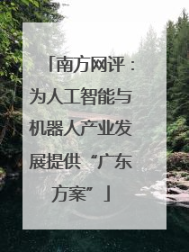 南方网评：为人工智能与机器人产业发展提供“广东方案”