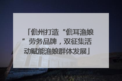 儋州打造“儋耳渔娘”劳务品牌，双征集活动赋能渔娘群体发展