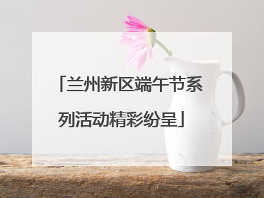 兰州新区端午节系列活动精彩纷呈