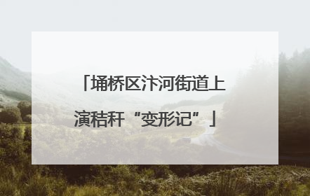 埇桥区汴河街道上演秸秆“变形记”