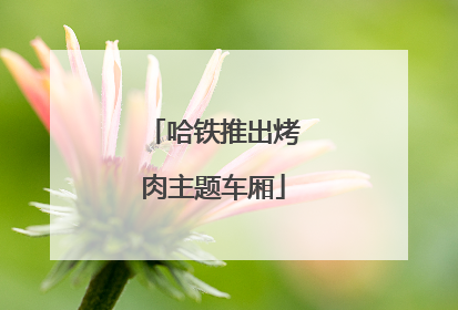 哈铁推出烤肉主题车厢