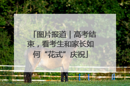 图片报道｜高考结束，看考生和家长如何“花式”庆祝