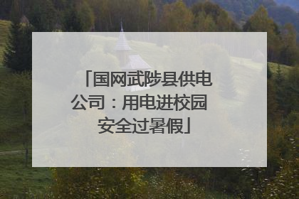 国网武陟县供电公司：用电进校园  安全过暑假