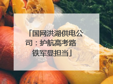 国网洪湖供电公司：护航高考路 铁军显担当