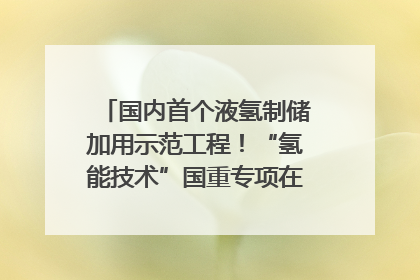 国内首个液氢制储加用示范工程！“氢能技术”国重专项在四川南充启动｜打赢经济发展翻身仗