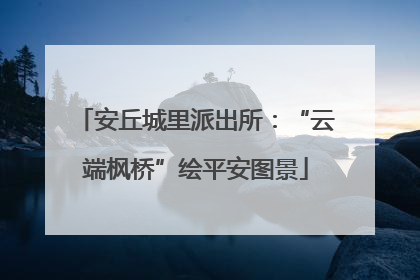 安丘城里派出所：“云端枫桥”绘平安图景