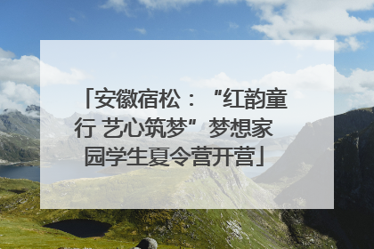 安徽宿松：“红韵童行 艺心筑梦”梦想家园学生夏令营开营