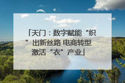 天门：数字赋能“织”出新丝路 电商转型激活“衣”产业