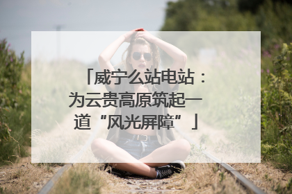 威宁么站电站：为云贵高原筑起一道“风光屏障”