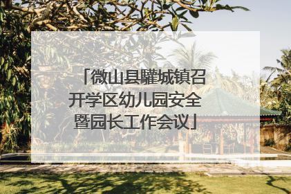 微山县驩城镇召开学区幼儿园安全暨园长工作会议