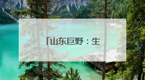 山东巨野：生态修复让废弃矿山变绿水青山
