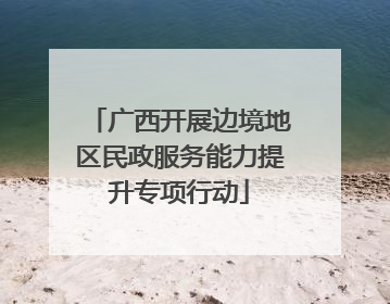广西开展边境地区民政服务能力提升专项行动