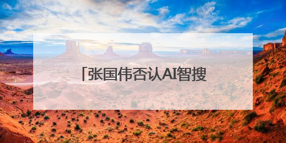 张国伟否认AI智搜“炒作”标签：骂我的大多是同行，因为我做了别人做不了的事