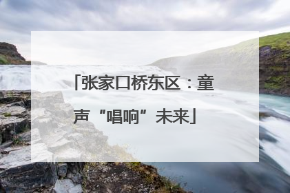 张家口桥东区：童声“唱响”未来