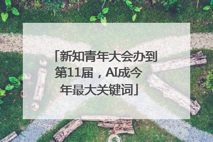 新知青年大会办到第11届，AI成今年最大关键词