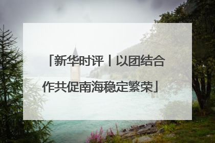 新华时评丨以团结合作共促南海稳定繁荣