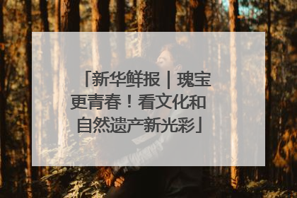 新华鲜报｜瑰宝更青春！看文化和自然遗产新光彩