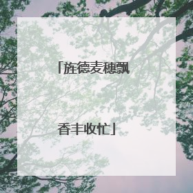 旌德麦穗飘香丰收忙