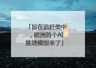旨在追赶美中，欧洲首个AI推理模型来了
