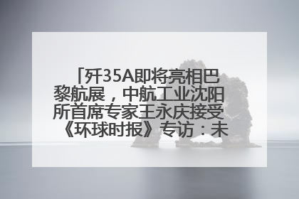 歼35A即将亮相巴黎航展，中航工业沈阳所首席专家王永庆接受《环球时报》专访：未来数量可以有很多
