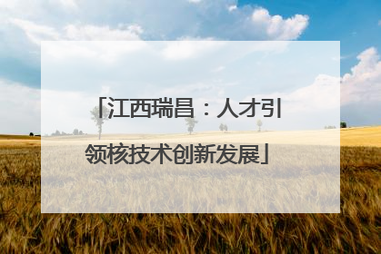 江西瑞昌：人才引领核技术创新发展