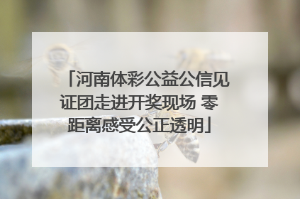 河南体彩公益公信见证团走进开奖现场 零距离感受公正透明