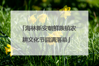 海林新安朝鲜族镇农耕文化节圆满落幕