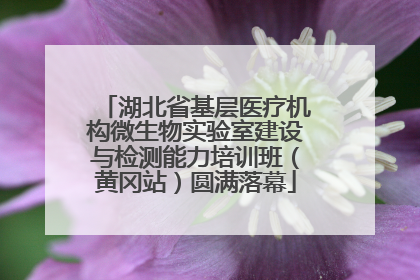 湖北省基层医疗机构微生物实验室建设与检测能力培训班（黄冈站）圆满落幕