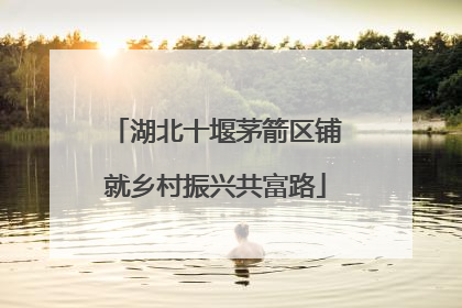 湖北十堰茅箭区铺就乡村振兴共富路