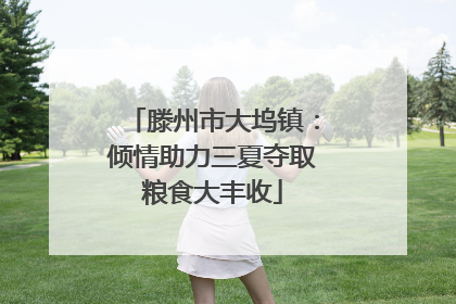 滕州市大坞镇：倾情助力三夏夺取粮食大丰收