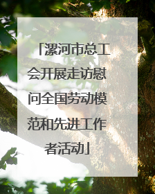 漯河市总工会开展走访慰问全国劳动模范和先进工作者活动