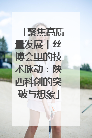 聚焦高质量发展丨丝博会里的技术脉动：陕西科创的突破与想象