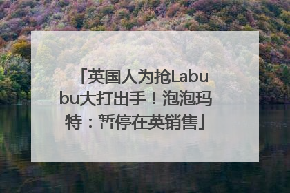英国人为抢Labubu大打出手！泡泡玛特：暂停在英销售