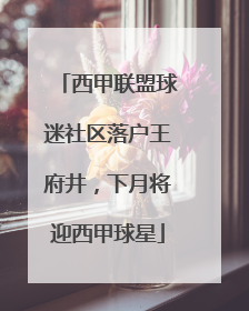 西甲联盟球迷社区落户王府井，下月将迎西甲球星