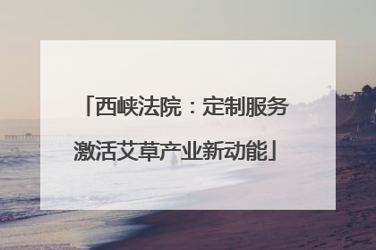 西峡法院：定制服务激活艾草产业新动能