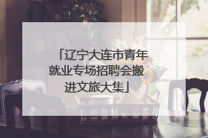 辽宁大连市青年就业专场招聘会搬进文旅大集